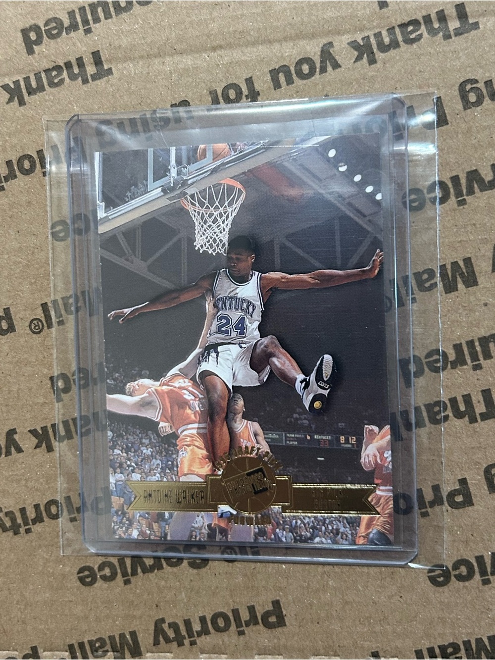 Antoine Walker ‘96 PressPass RC No. 6